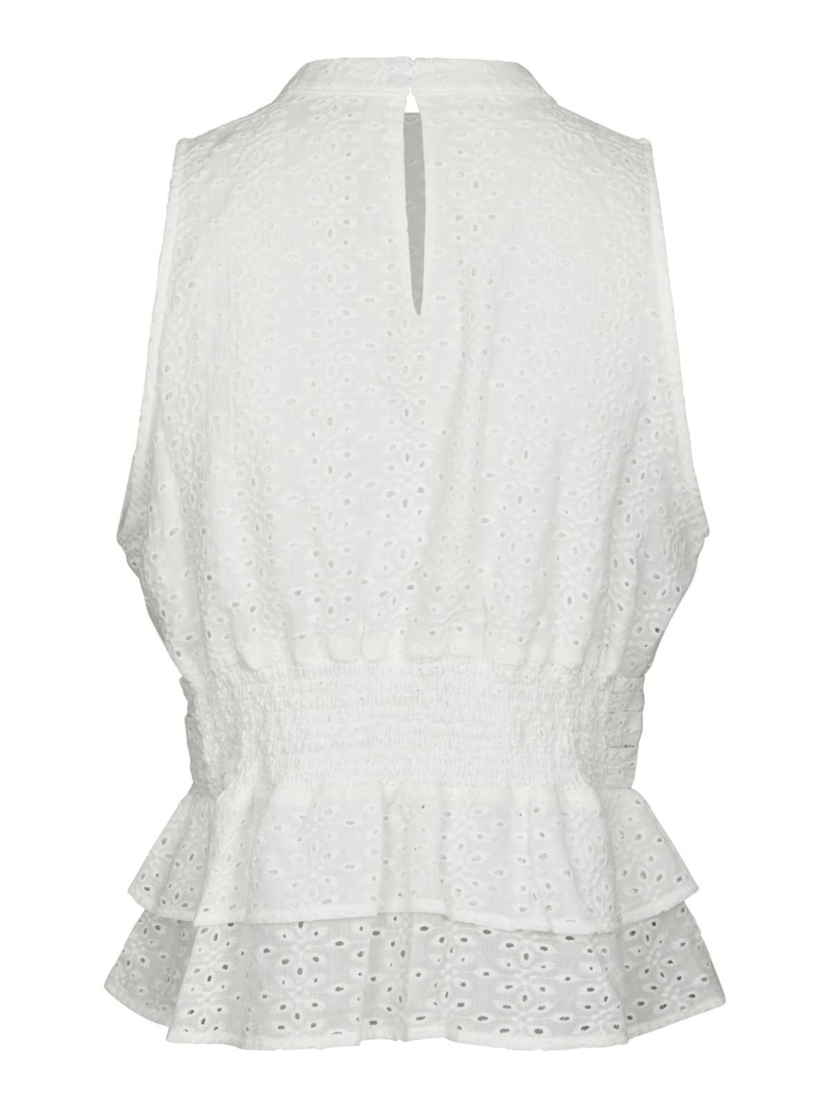 Neo Noir Ansol Emb Top, Off White - 4