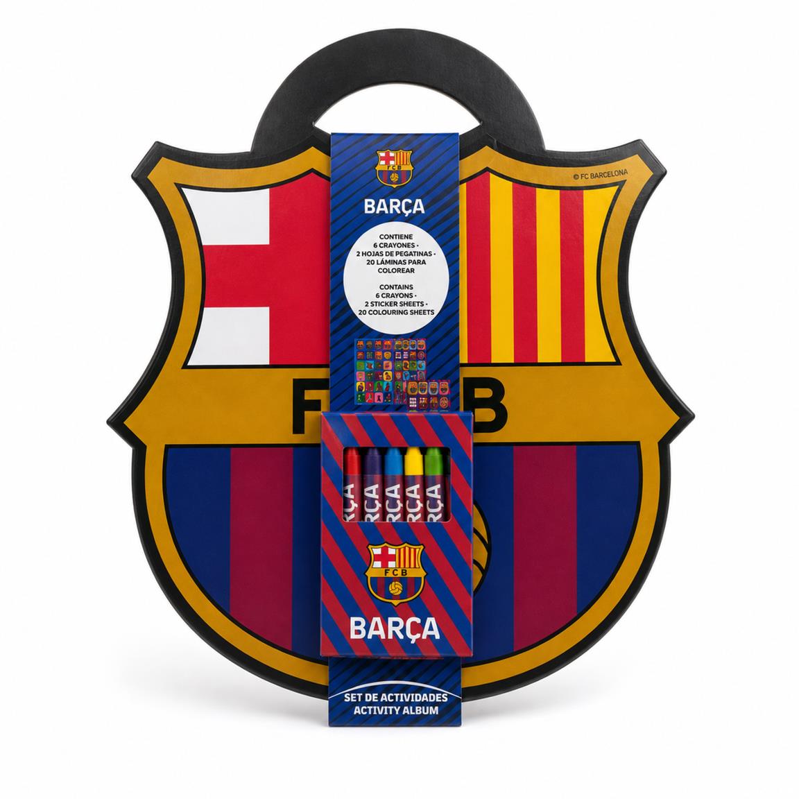 FC Barcelona Aktivitets och Målarbok - 2
