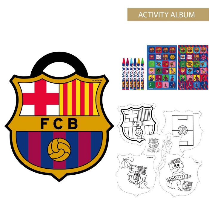 FC Barcelona Aktivitets och Målarbok