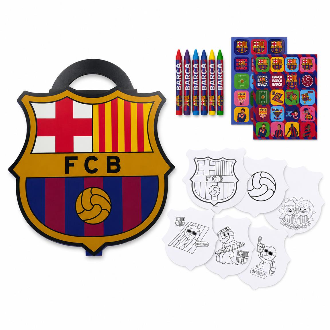 FC Barcelona Aktivitets och Målarbok