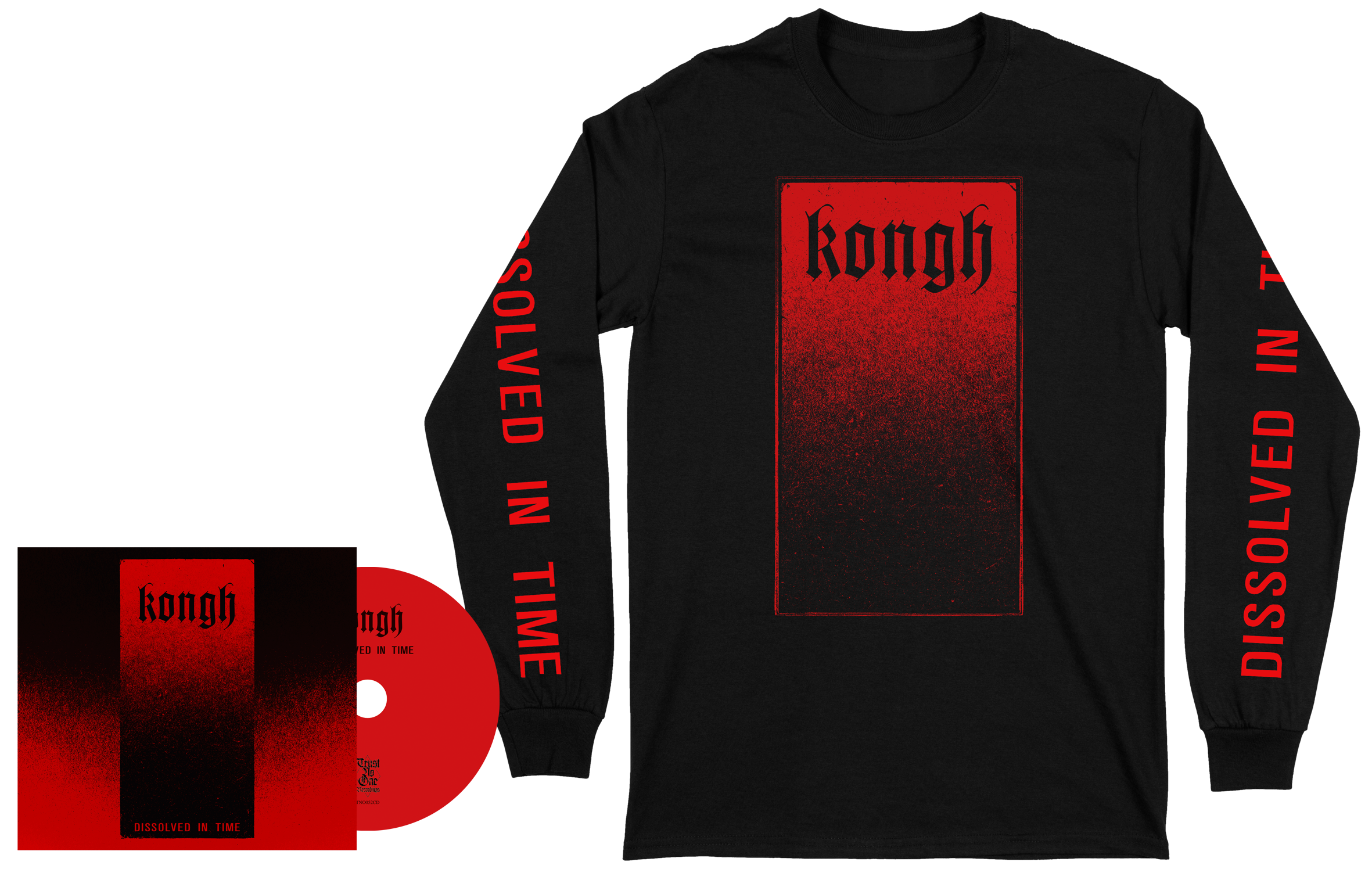 KONGH - Dissolved in Time CD + Longsleeve BUNDLE (PRE-ORDER)