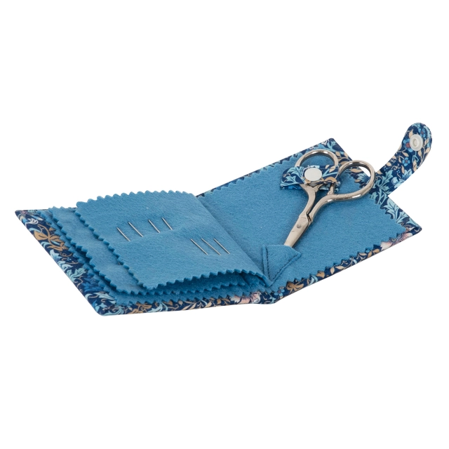 Needle Case & Scissors Blue Floral - Morris - 3
