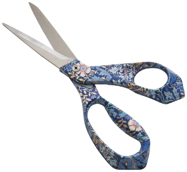 Dressmaker Scissors 8-1/2in Blue Floral - 4