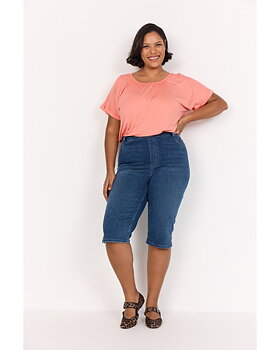 WA-SUMMER 13 mörkblå capri jeans