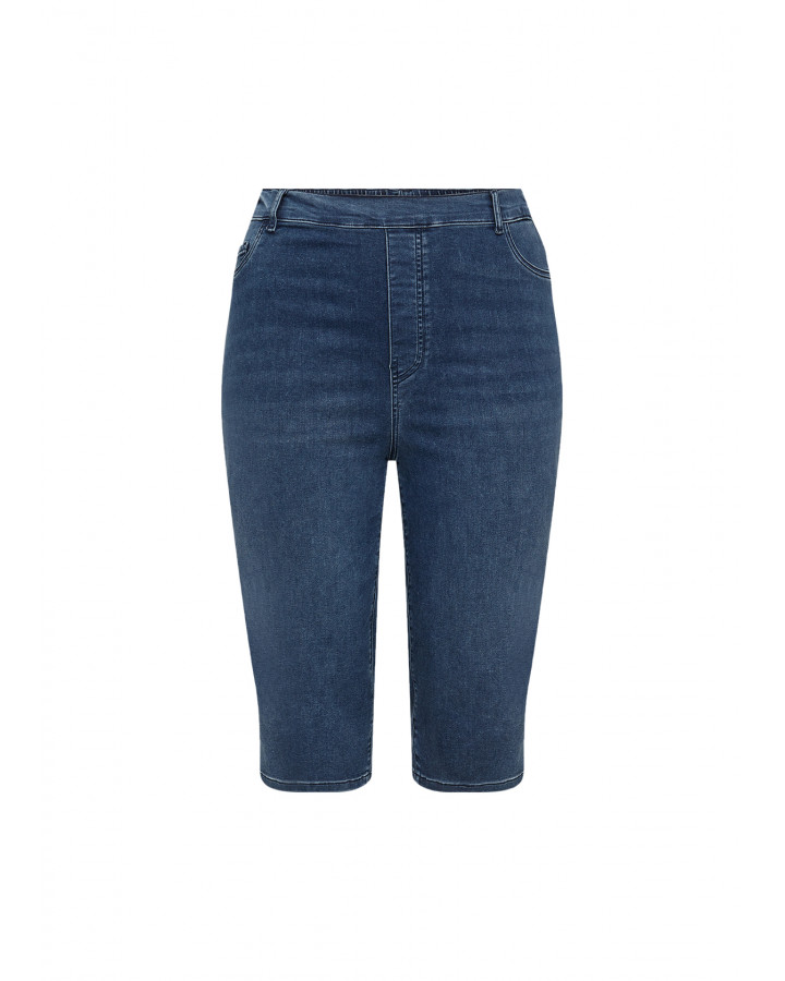 WA-SUMMER 13 mörkblå capri jeans - 3