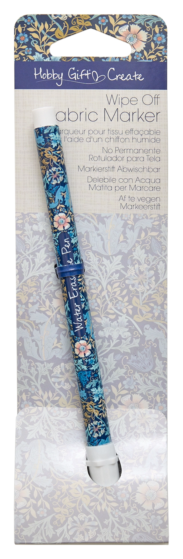 Water Eraseable Pen Blue Floral - 2