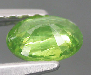 0.42 ct Extremt sällsynt äkta naturlig Rysk demantoid granat - 3