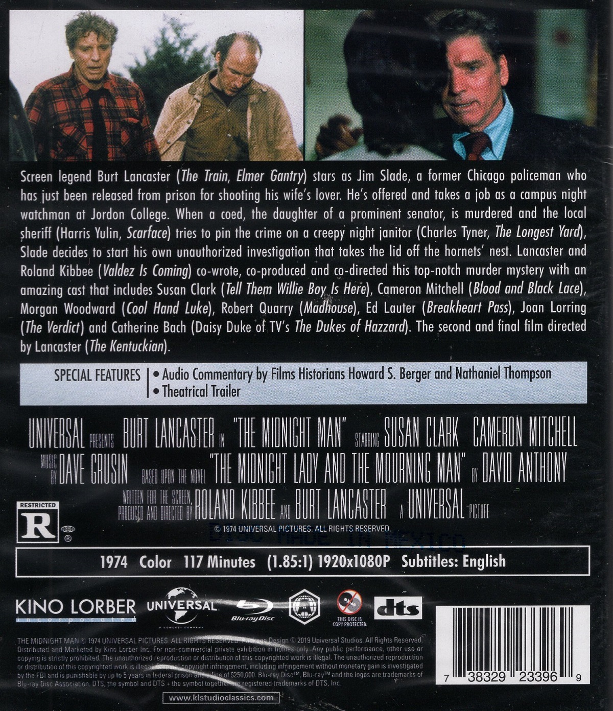 The Midnight Man (ej svensk text) (Blu-ray) (OBS! Region A) - 2