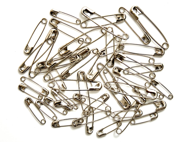 Safety Pins in Glass Jar 50ct - 3