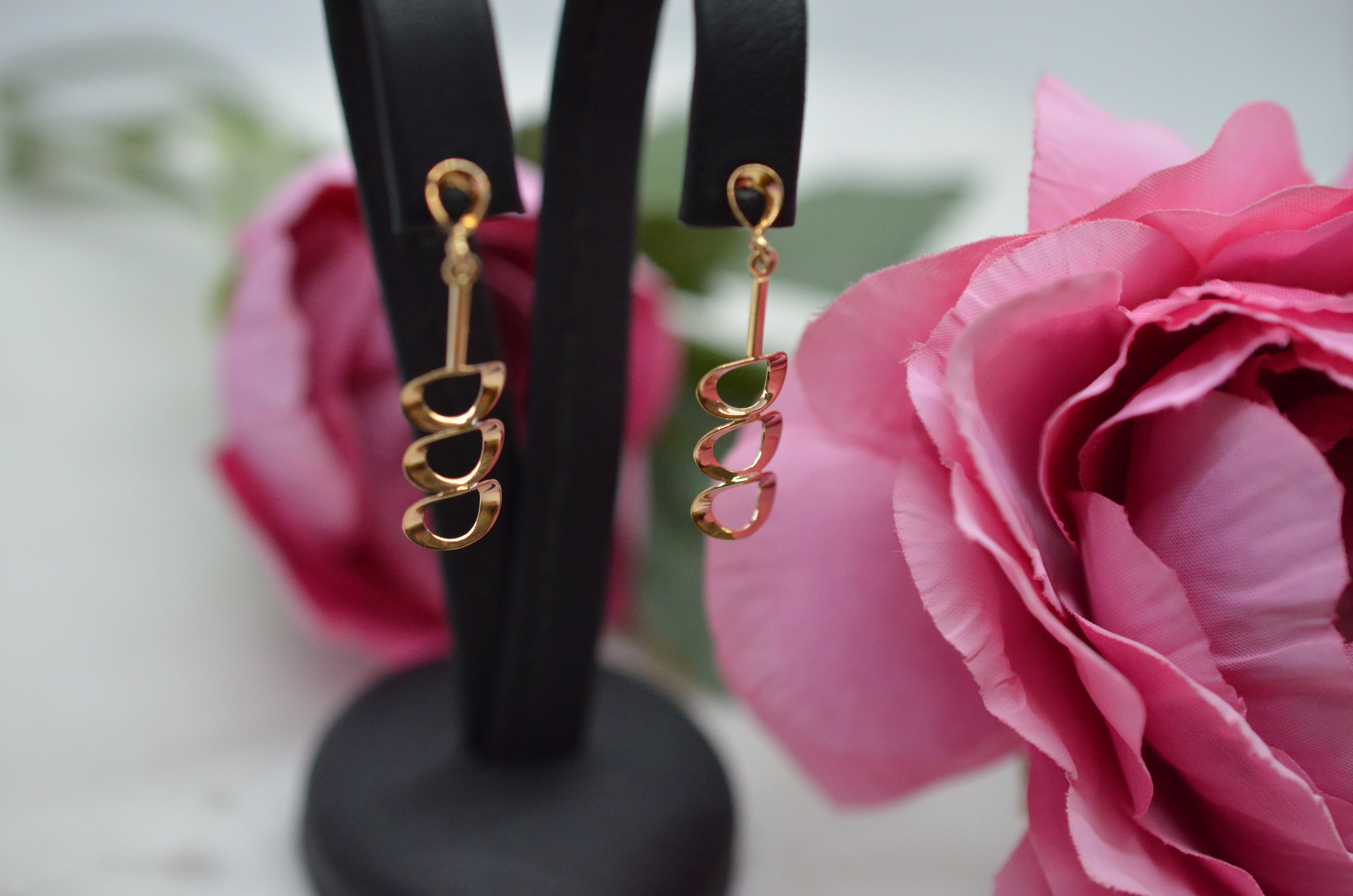 Vintage 18k earrings - 2