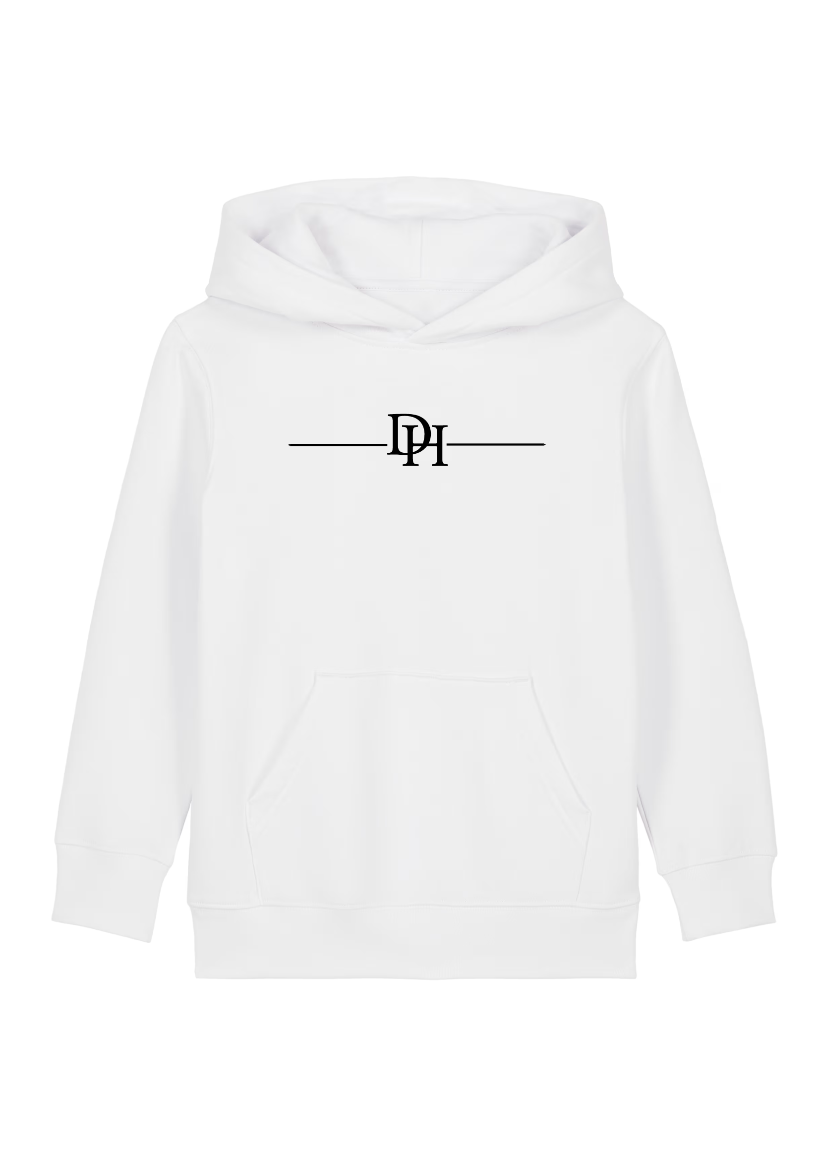 Barn Hoodie DH Vit