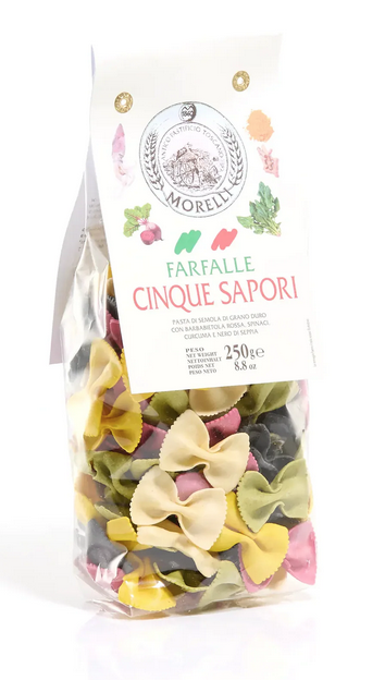 Morelli Pasta FARFALLE CINQUE SAPORI 250G - 2