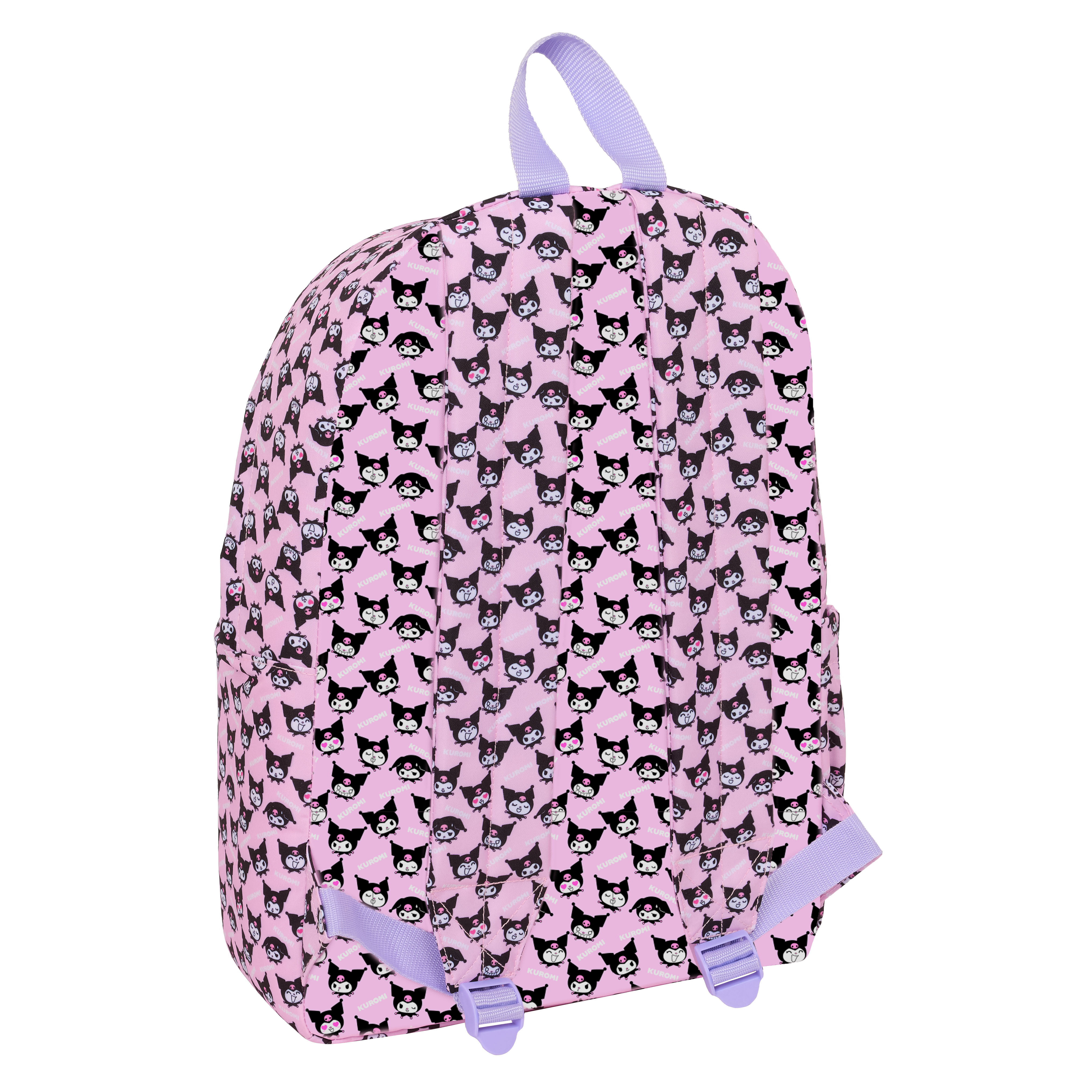 Kuromi Laptop Ryggsäck – rosa och lila kawaii ryggsäck - 43 cm - 4
