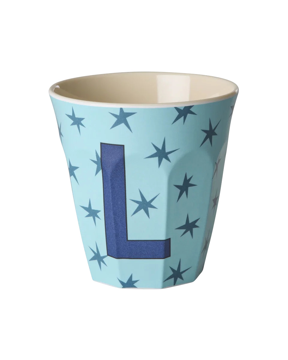 Mugg i melamin, Alfabetsmugg L Stars, Rice