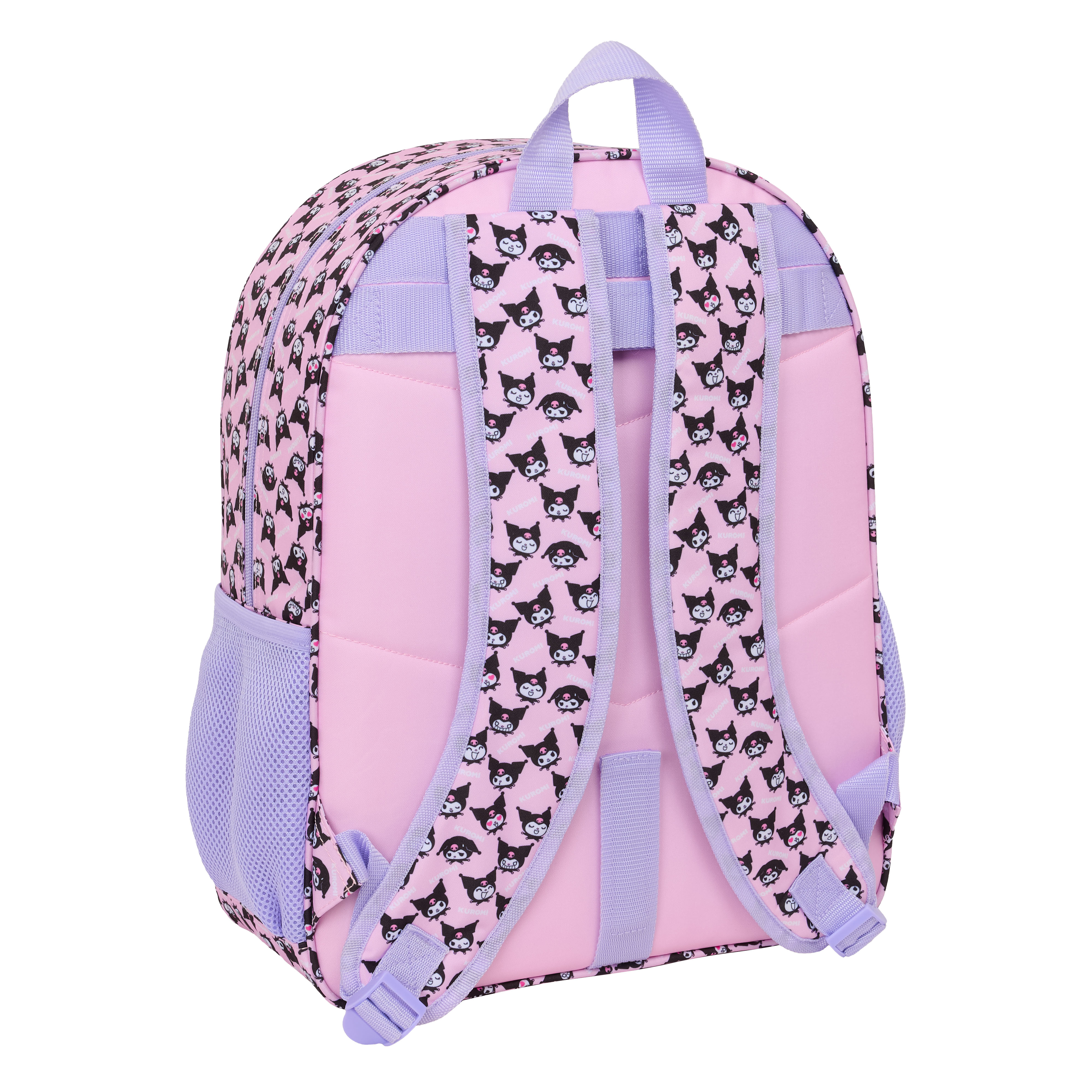 Kuromi Ryggsäck 19L – rosa och lila kawaii ryggsäck - 42 cm - 3