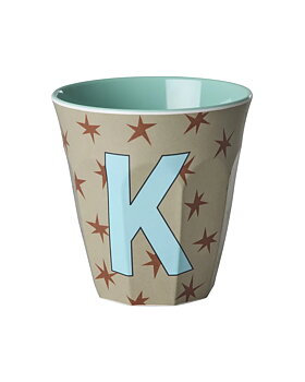 Mugg i melamin, Alfabetsmugg K Stars, Rice