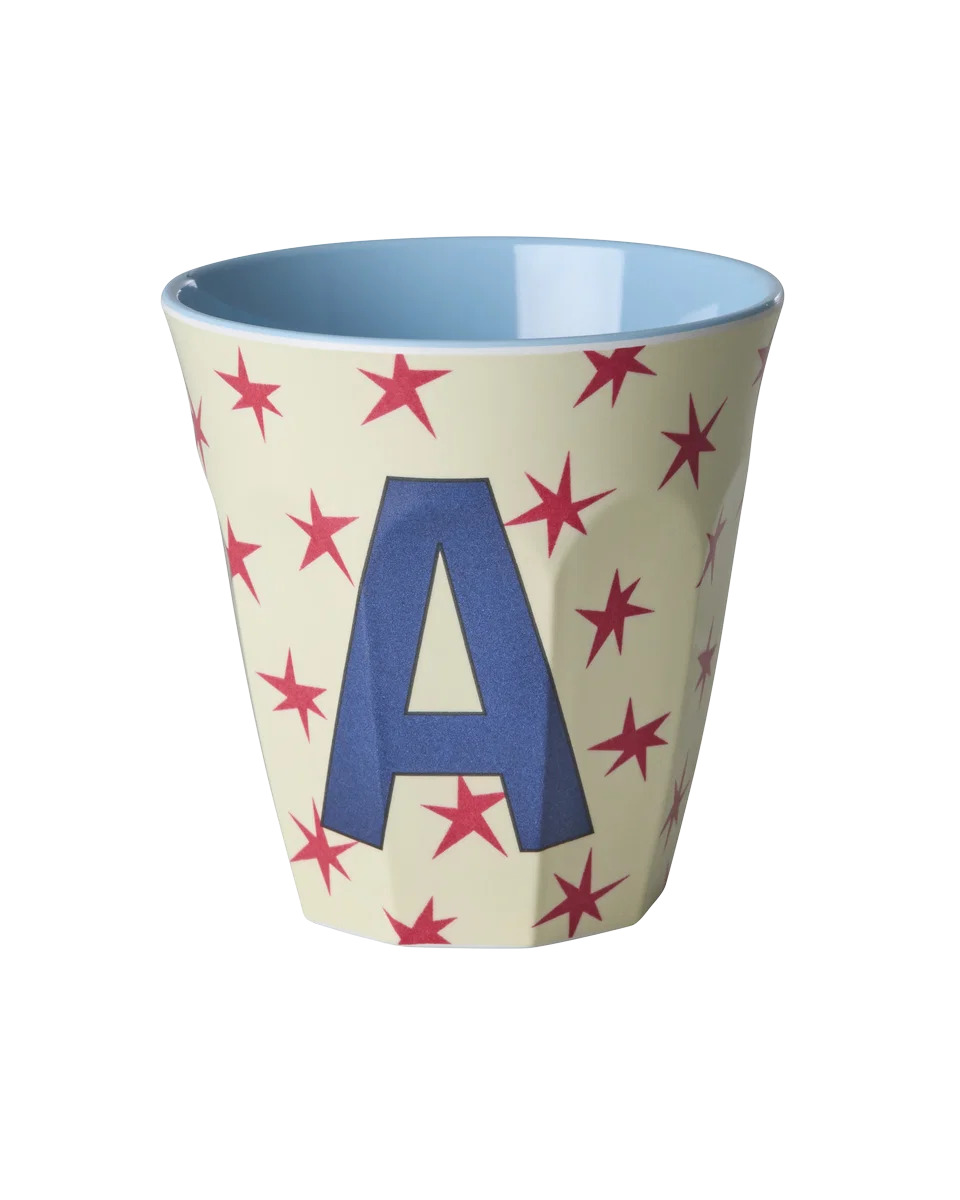 Mugg i melamin, Alfabetsmugg A Stars, Rice