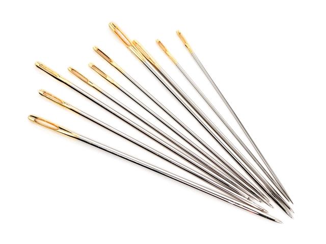Assorted Gold Eye Embroidery Needles 10ct  - 3