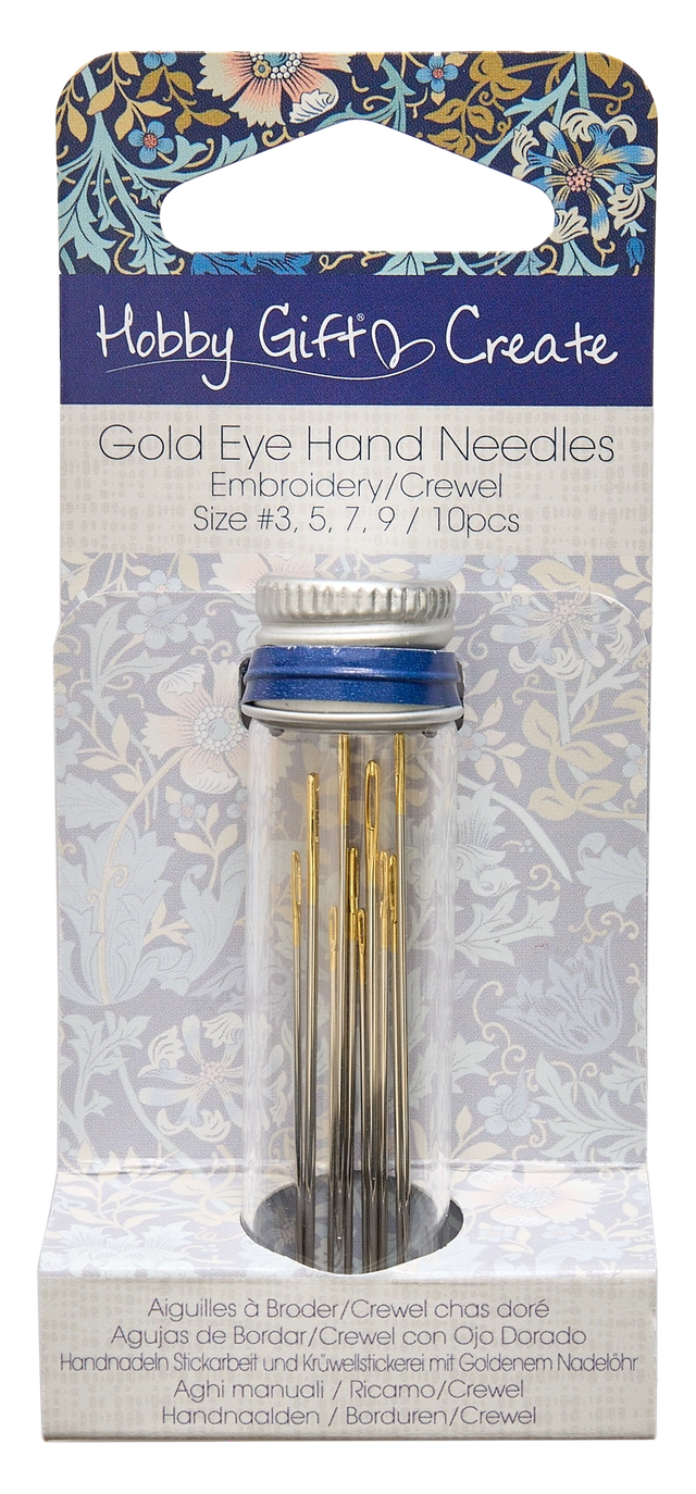 Assorted Gold Eye Embroidery Needles 10ct  - 2