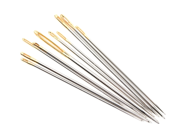 Assorted Gold Eye Hand Needles 10ct - 3