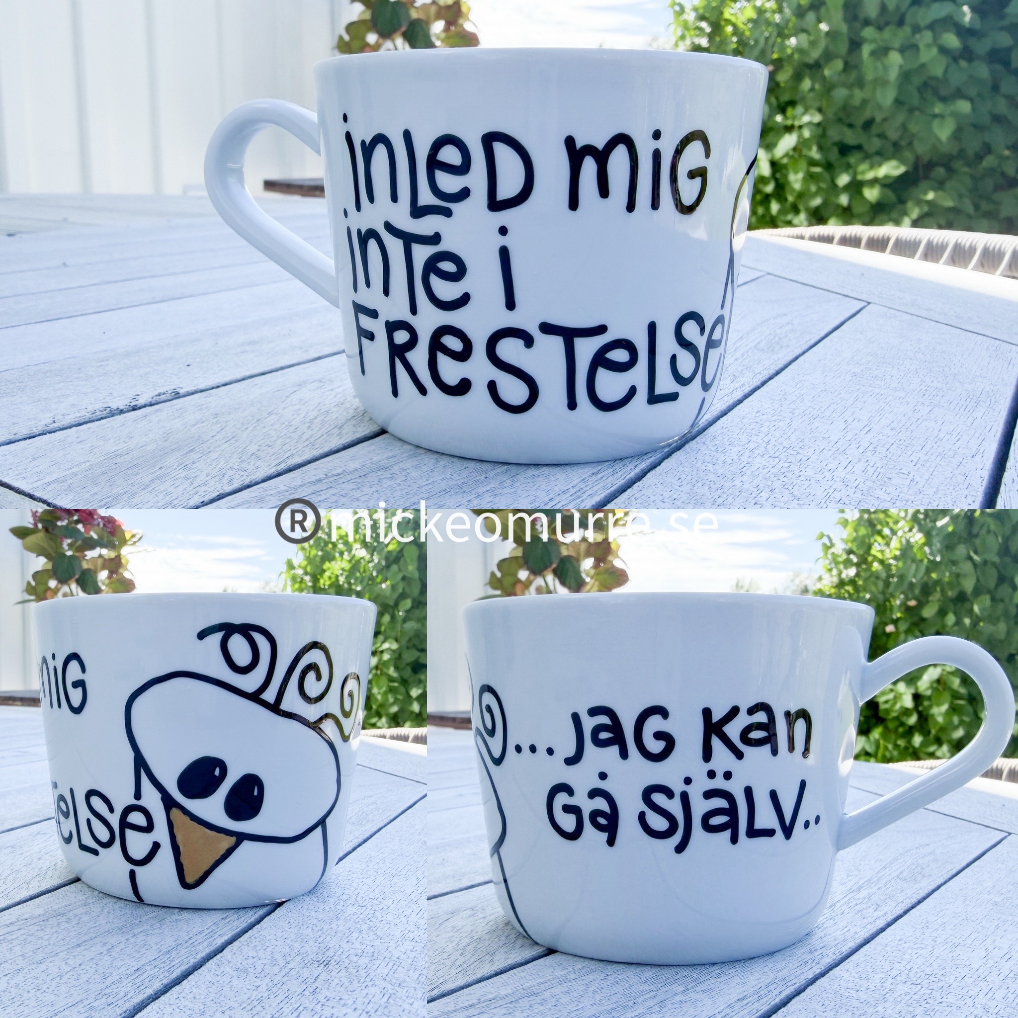 Inled mig inte i frestelse jag kan gå själv