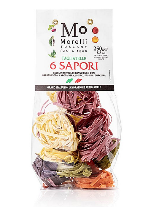 Morelli Pasta TAGLIATELLE 6 SAPORI 250G