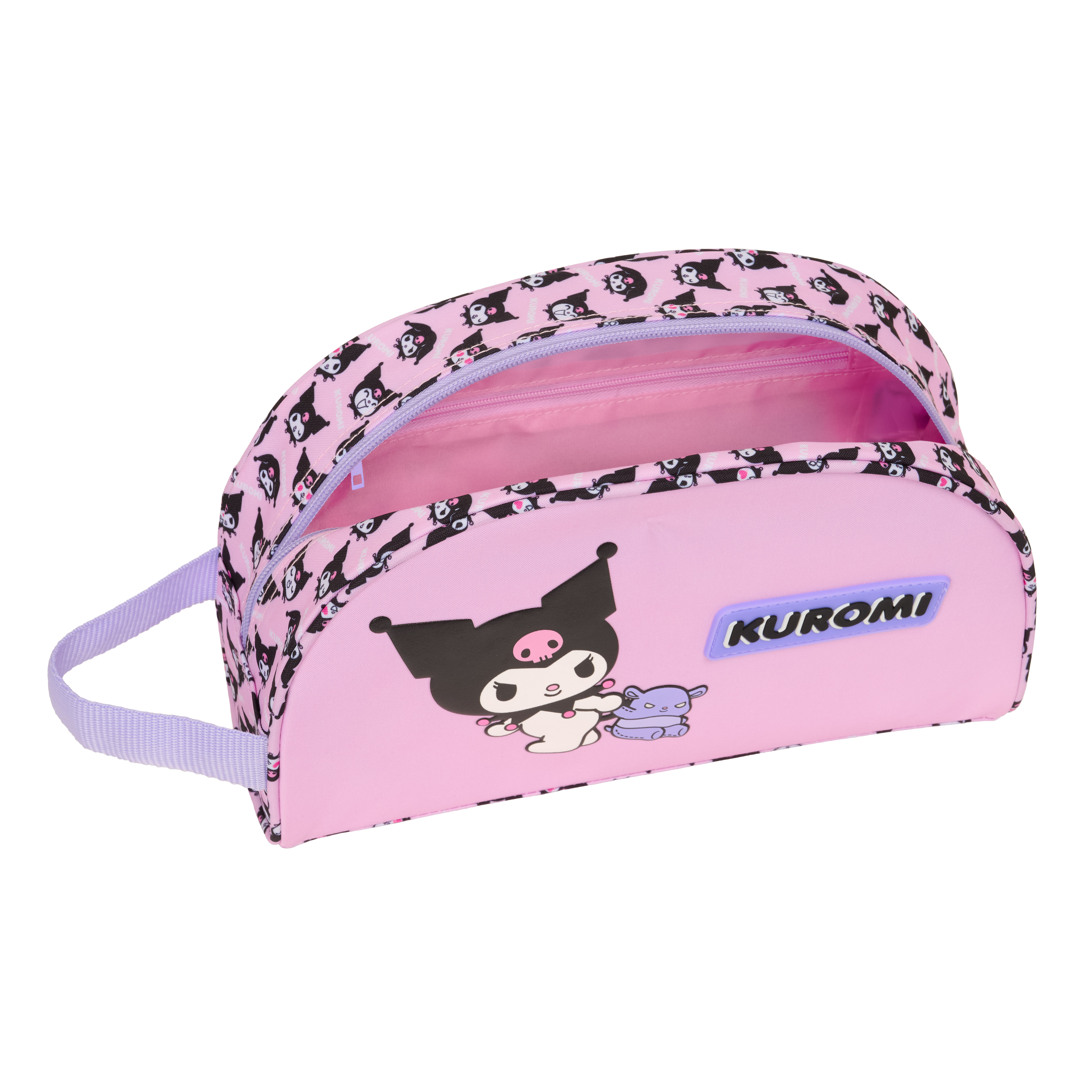 Kuromi Necessär/Sminkväska - Rosa och Lila kawaii necessär 26 cm - 2