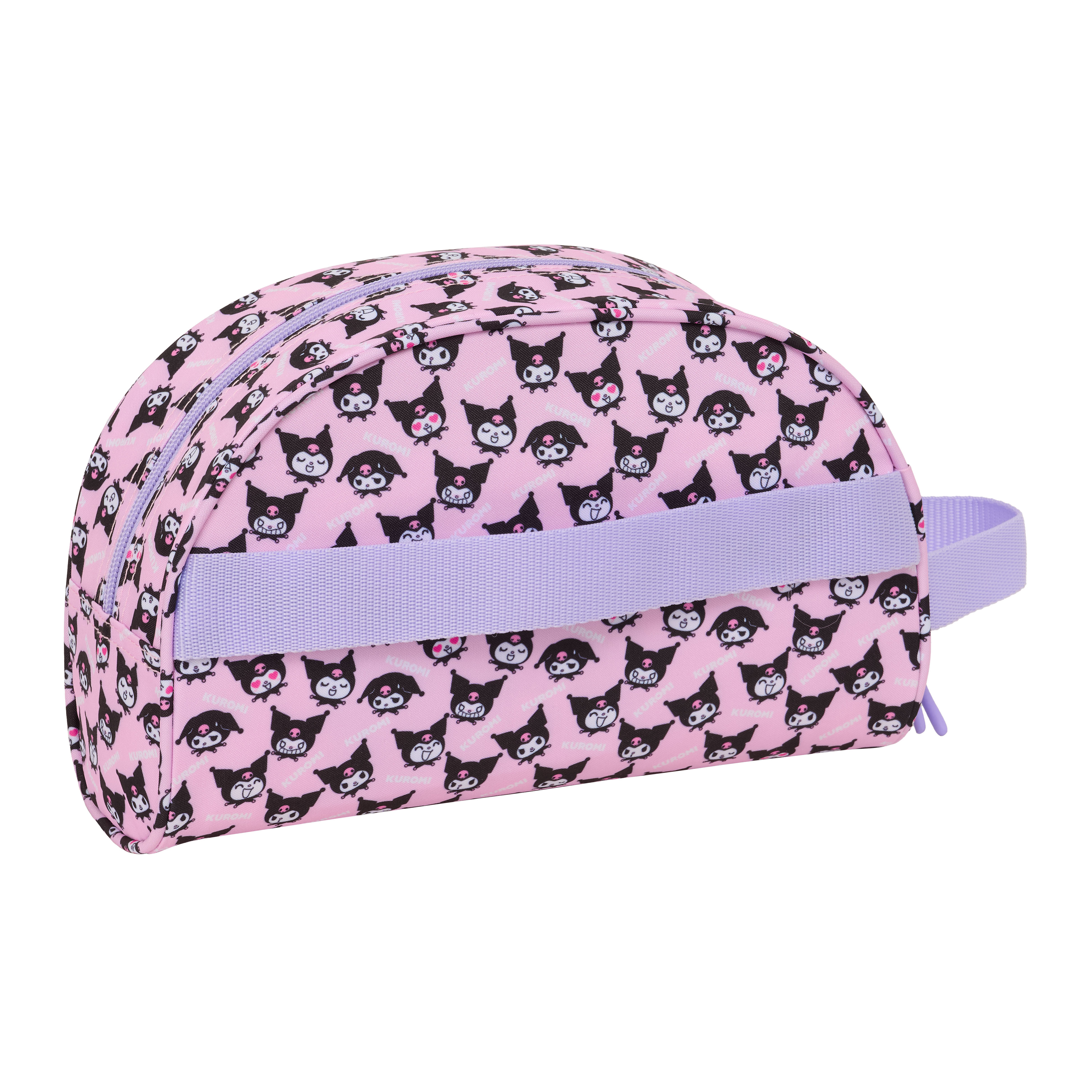 Kuromi Necessär/Sminkväska - Rosa och Lila kawaii necessär 26 cm - 3