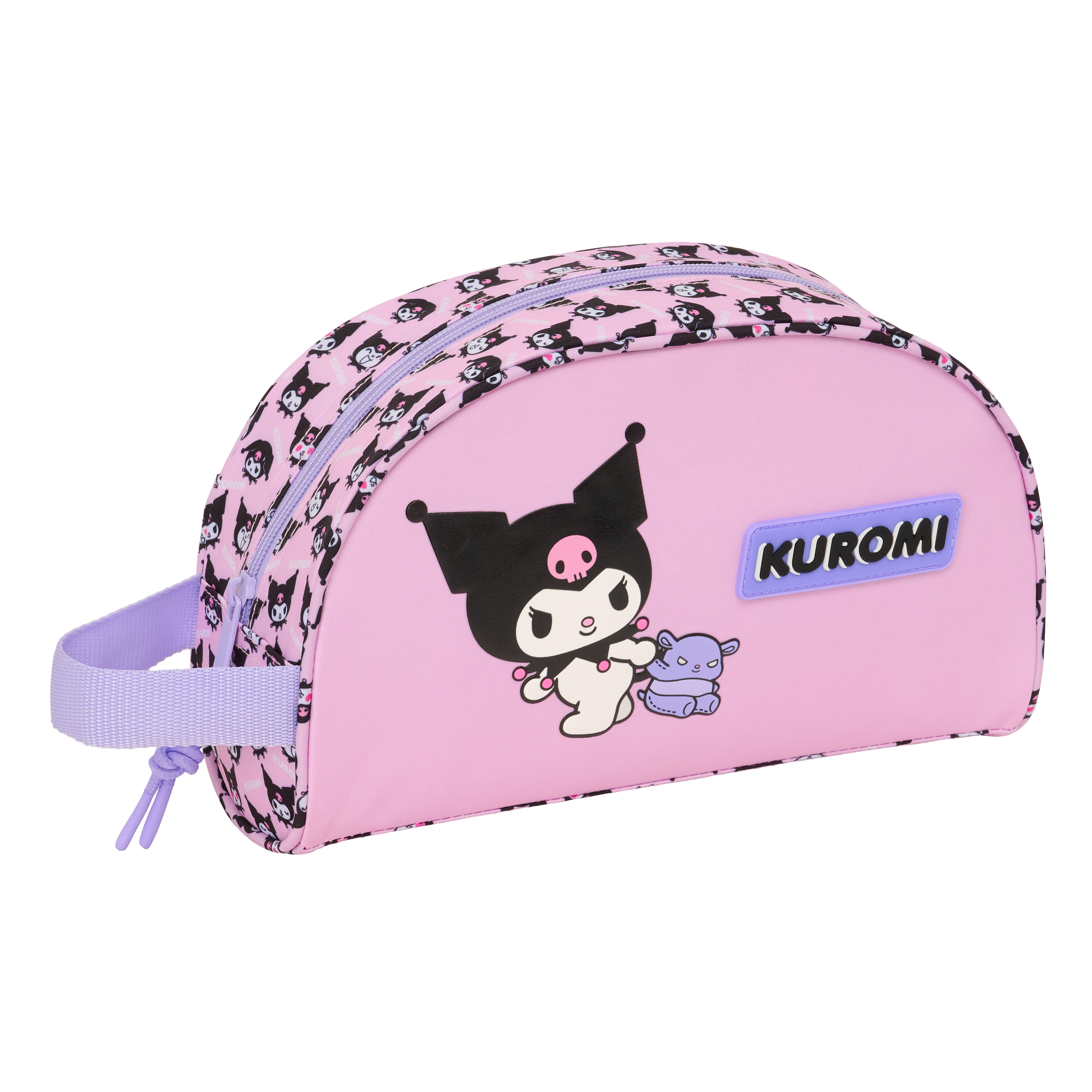 Kuromi Necessär/Sminkväska - Rosa och Lila kawaii necessär 26 cm