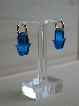 Hamsa blå hängen