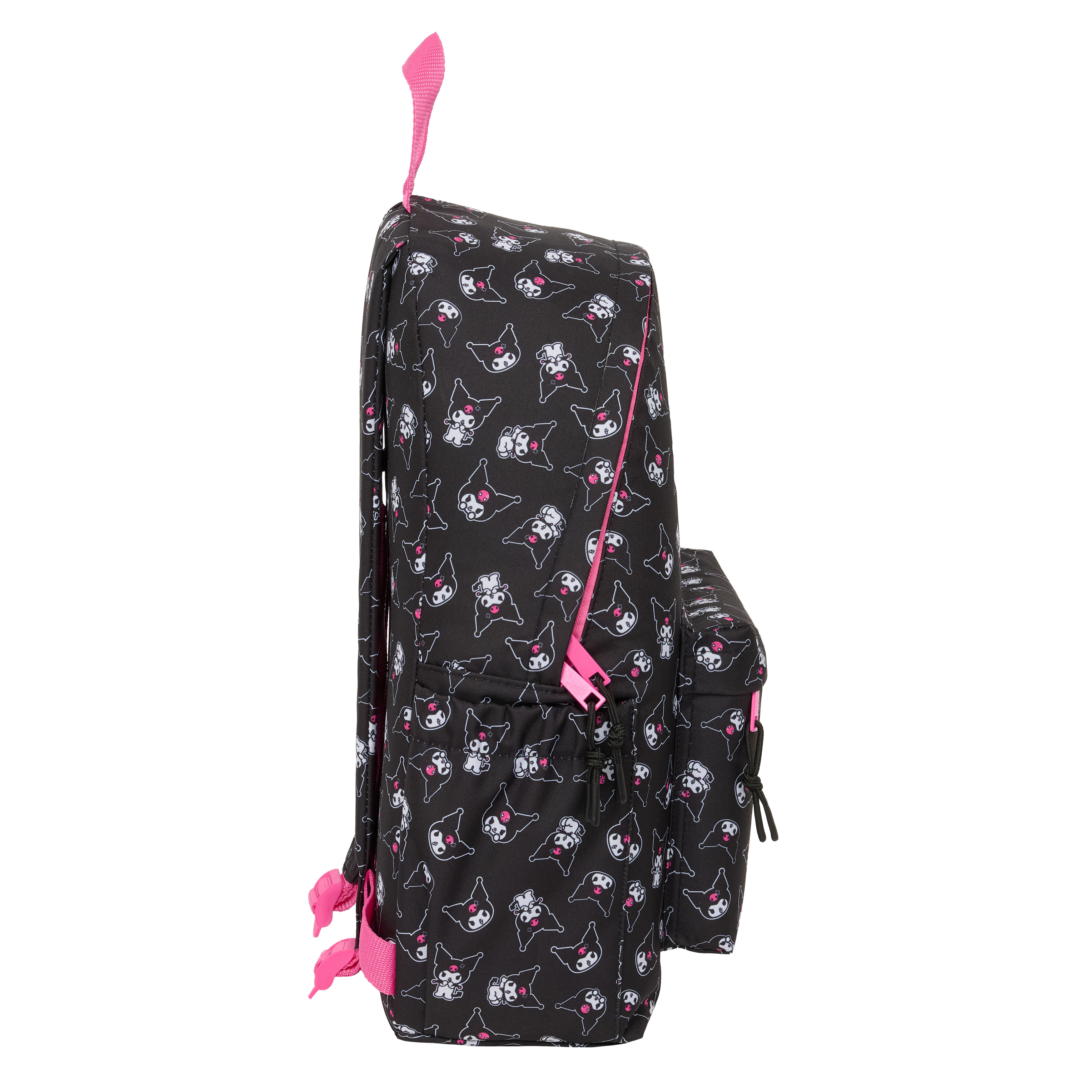 Kuromi Laptop Ryggsäck – Svart och Rosa kawaii ryggsäck - 43 cm - 3