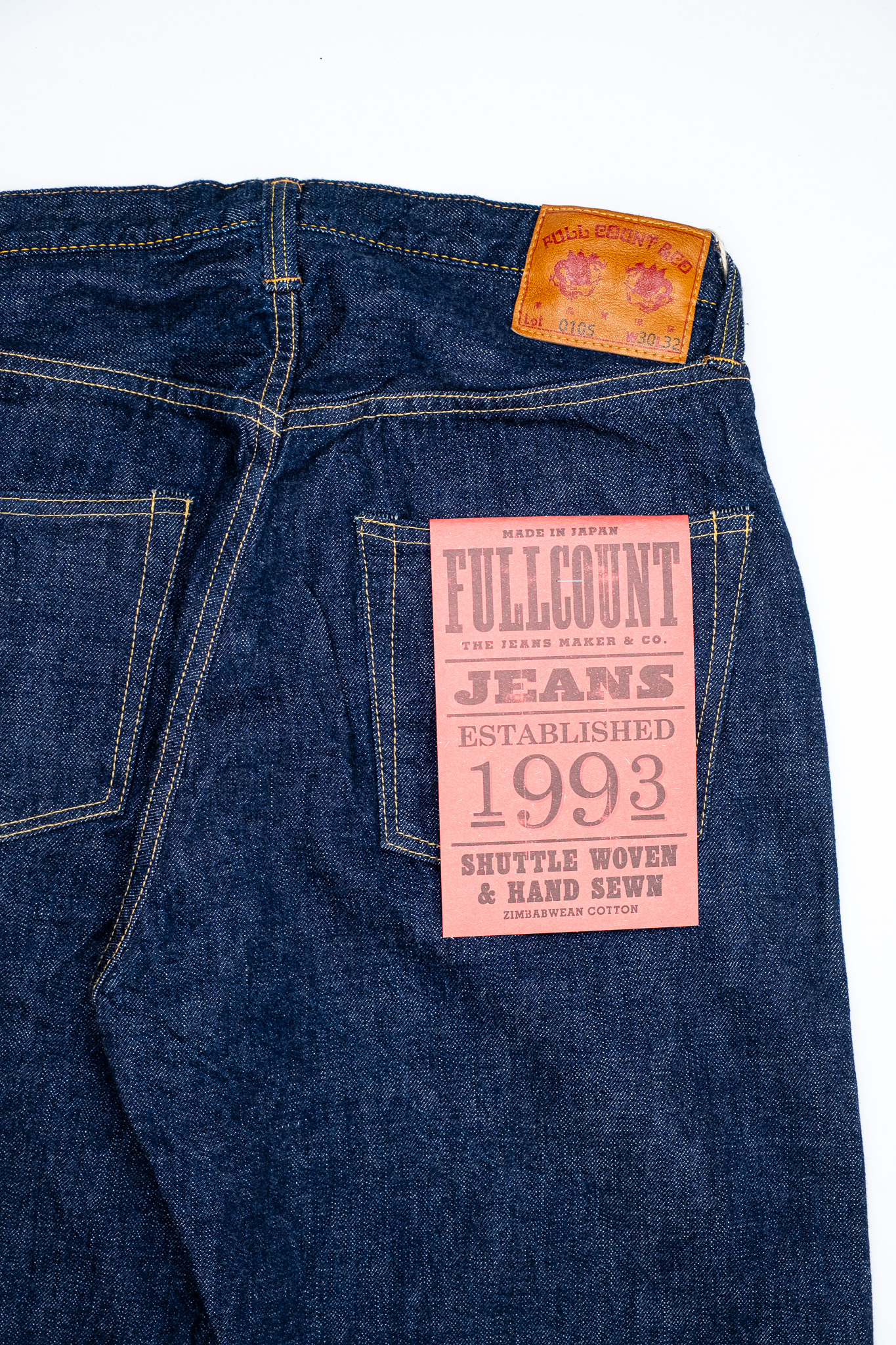 Fullcount - 0105W Wide Denim Indigo 13.7oz - 8