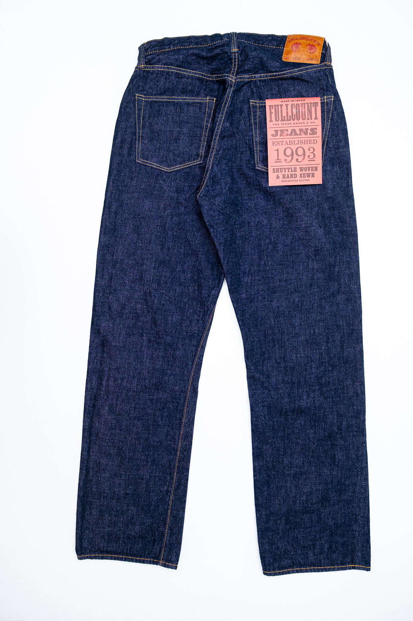 Fullcount - 0105W Wide Denim Indigo 13.7oz - 3