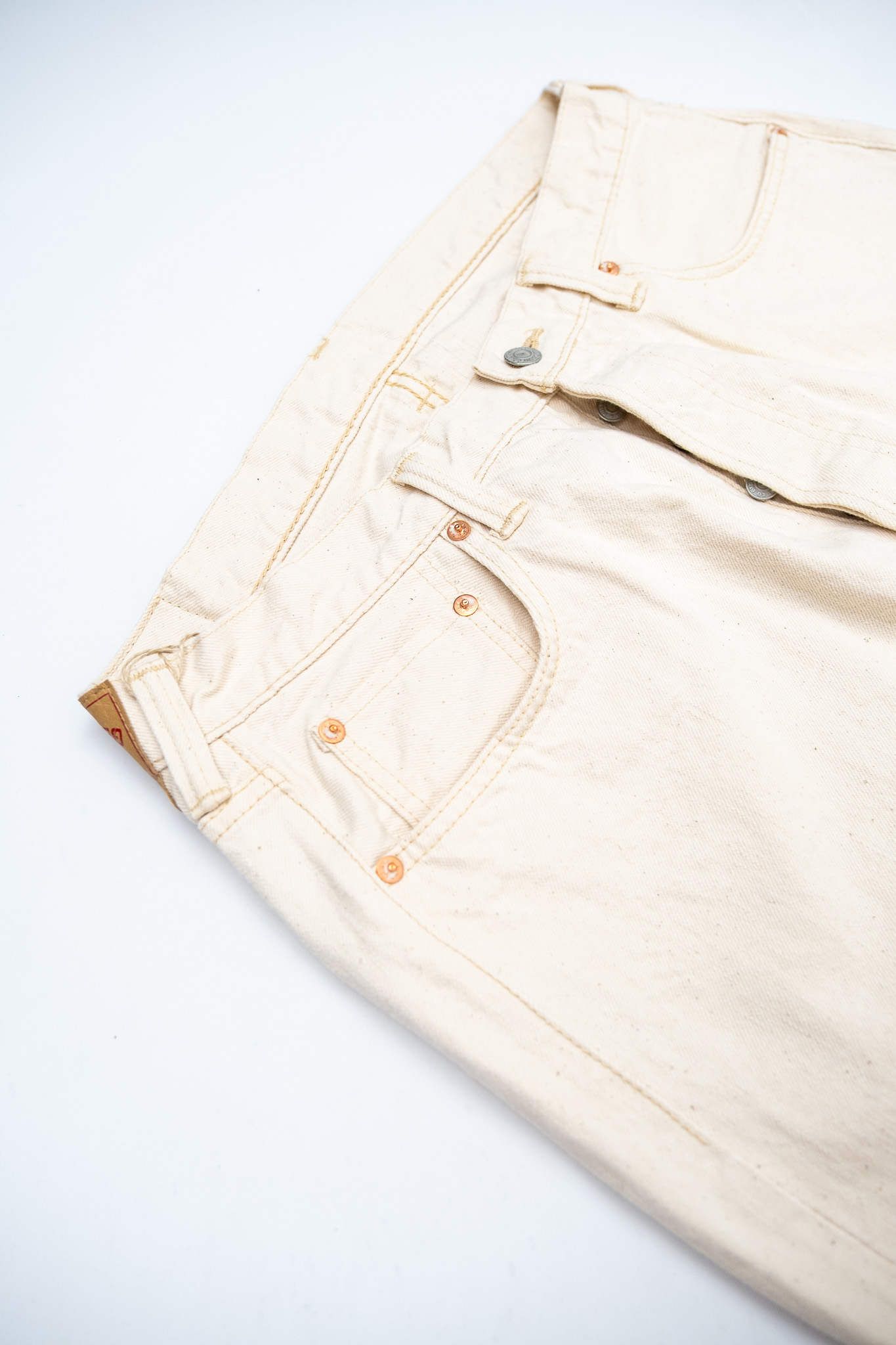 Fullcount - 1101EC Straight Ecru Selvedge Denim - 4