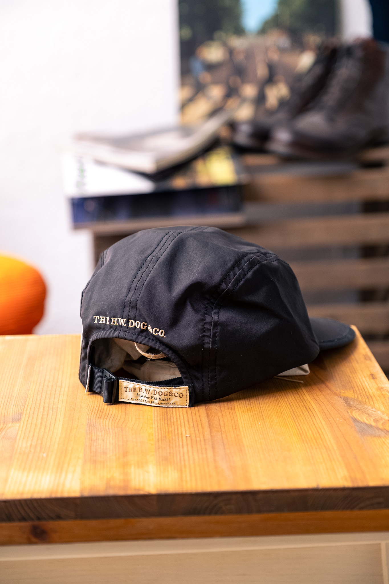 H.W. Dog & Co - Limonta Duckbill Cap Black - Göteborg Manufaktur