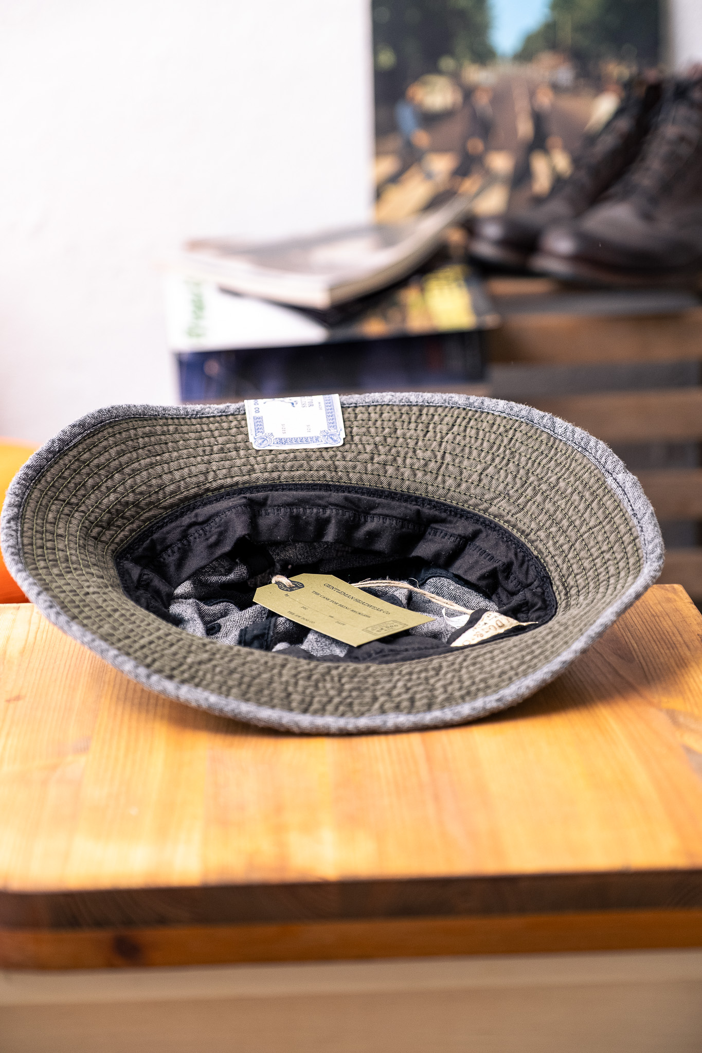 H.W. Dog & Co - Linen Fatigue Hat Black - Göteborg Manufaktur