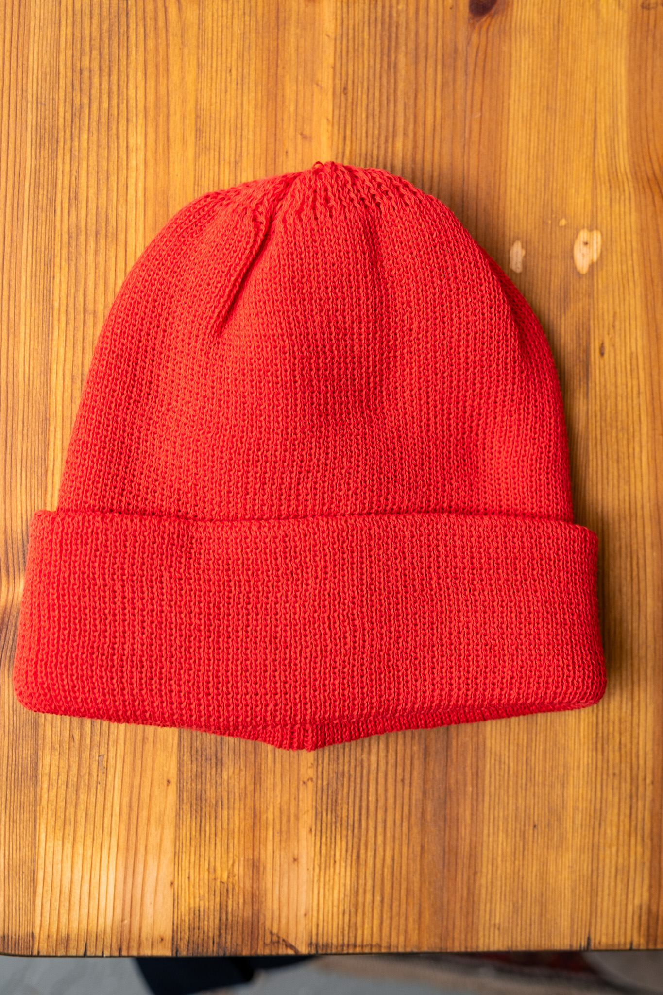 H.W. Dog & Co - Cotton Roll Watch Cap Red - 2