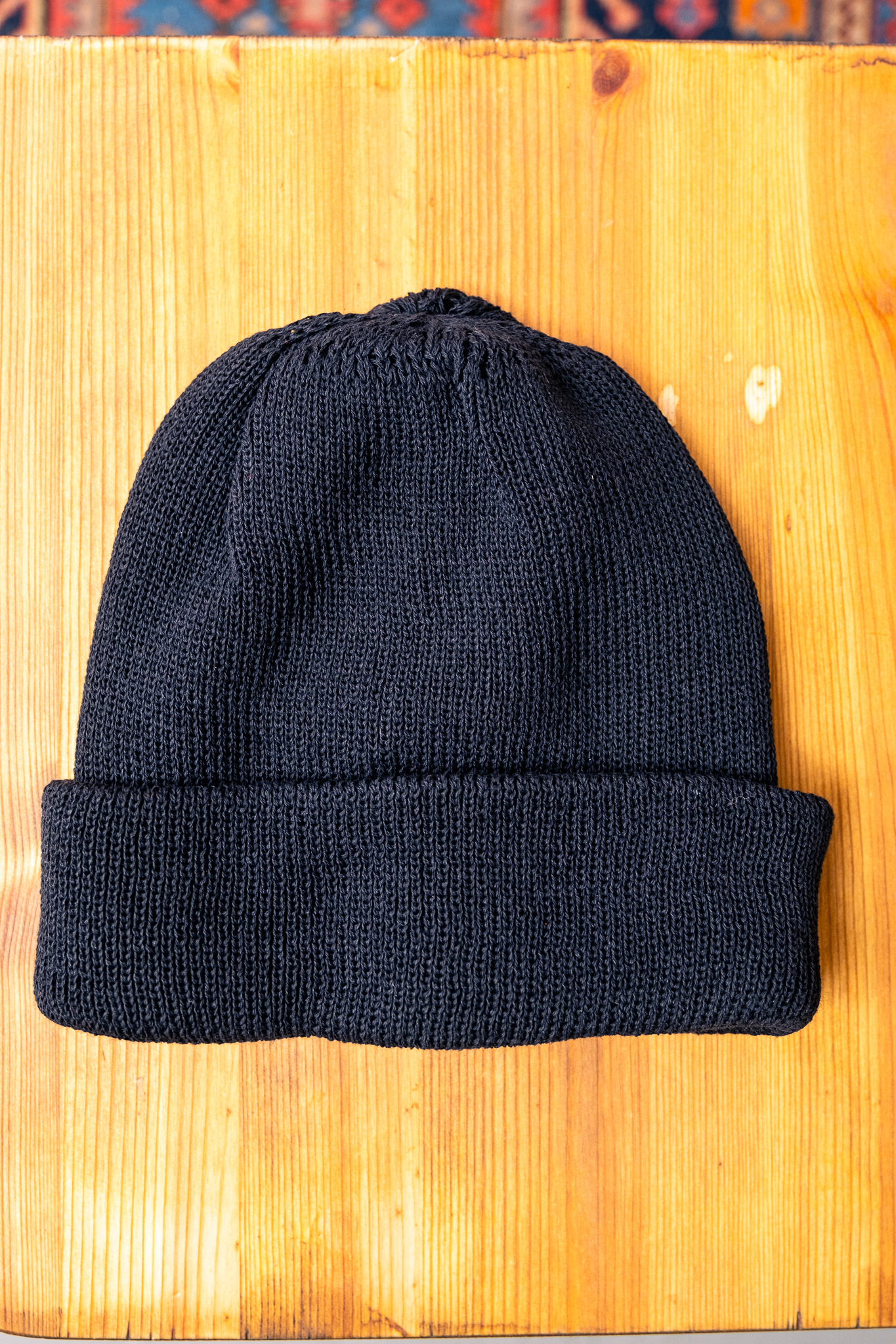 H.W. Dog & Co - Cotton Roll Watch Cap Black - 2