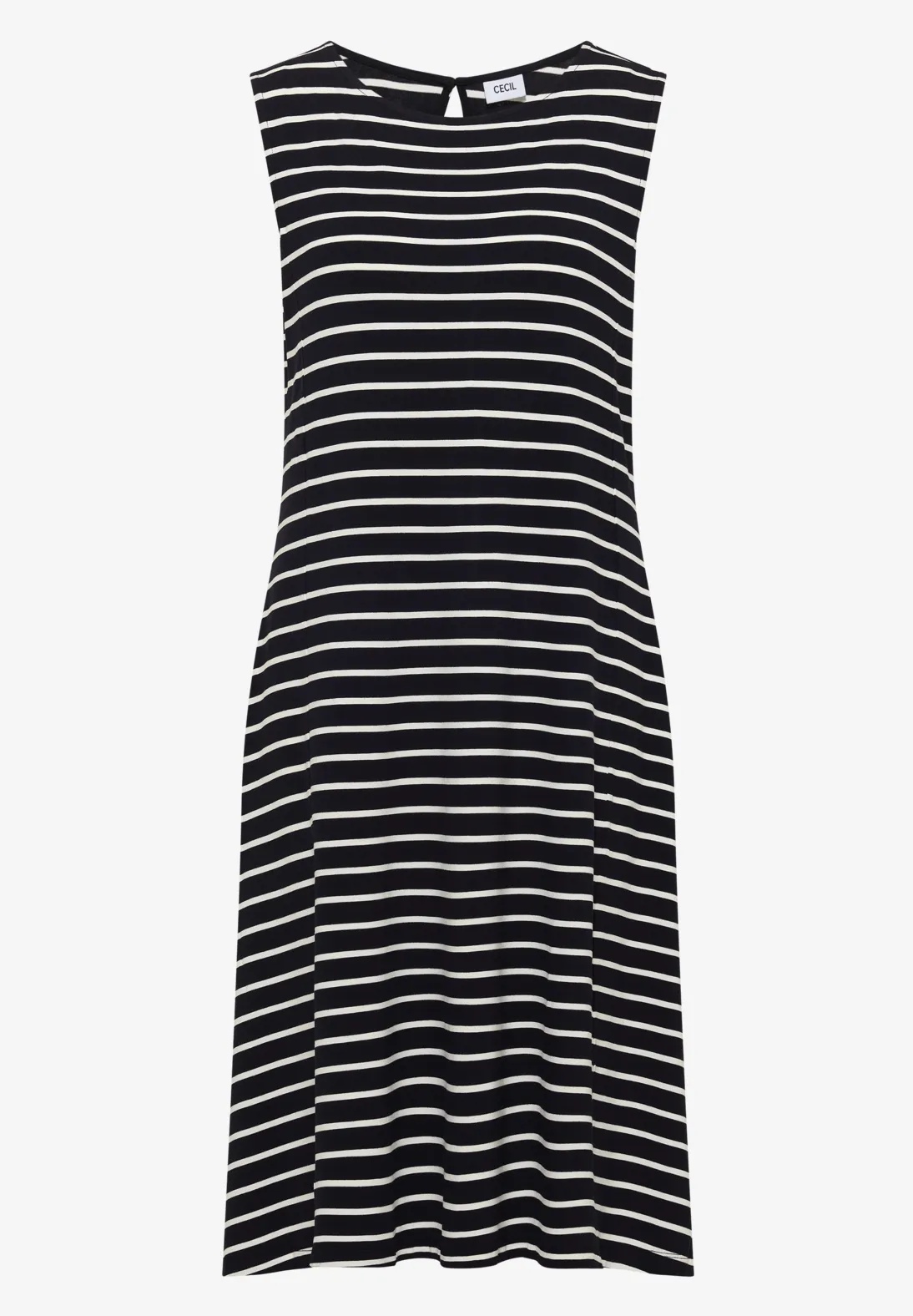 Jersey Sleeveless Stripe Dress - Cecil - 5