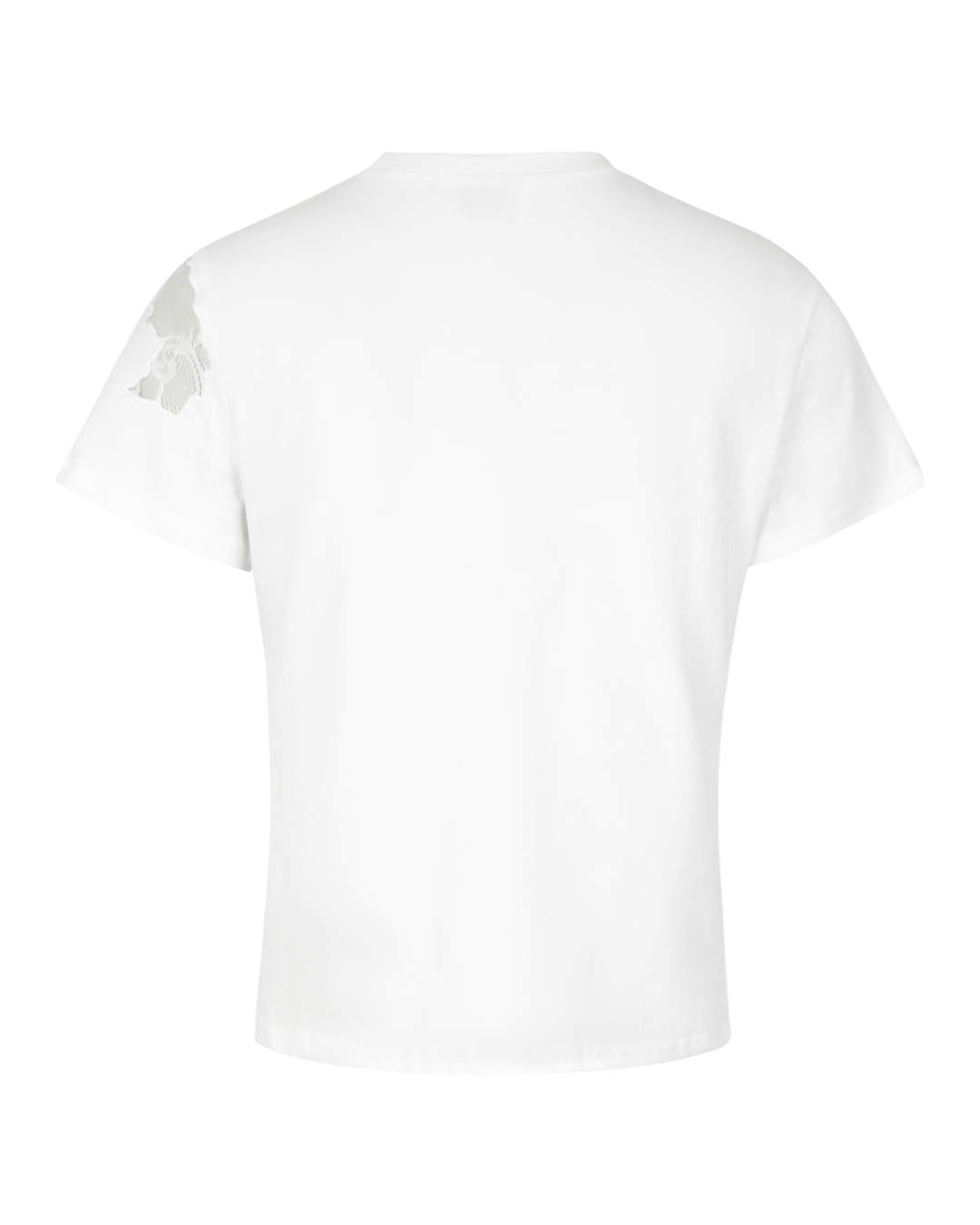 Topp rundringad spets-brodyr upptill offwhite - 4