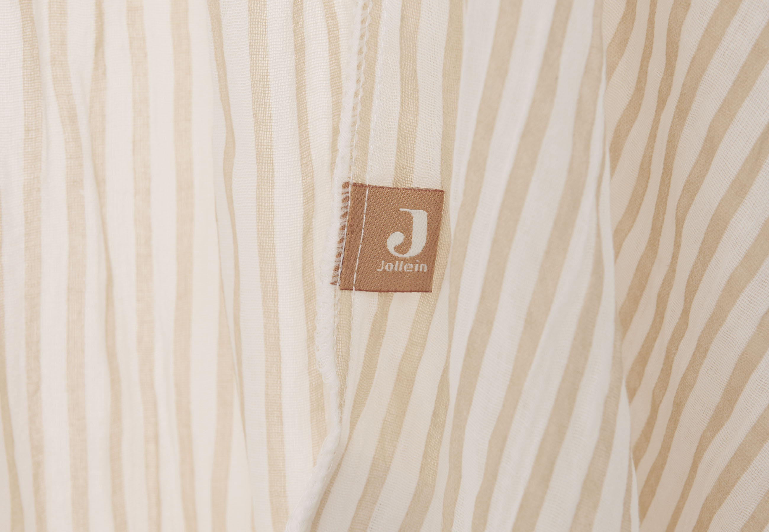 Jollein Sänghimmel 245cm Stripe Oatmeal/Hazel - 2