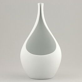 Stig Lindberg (Pungo 1953) White Modern Vase 25 cm (Rare Size)