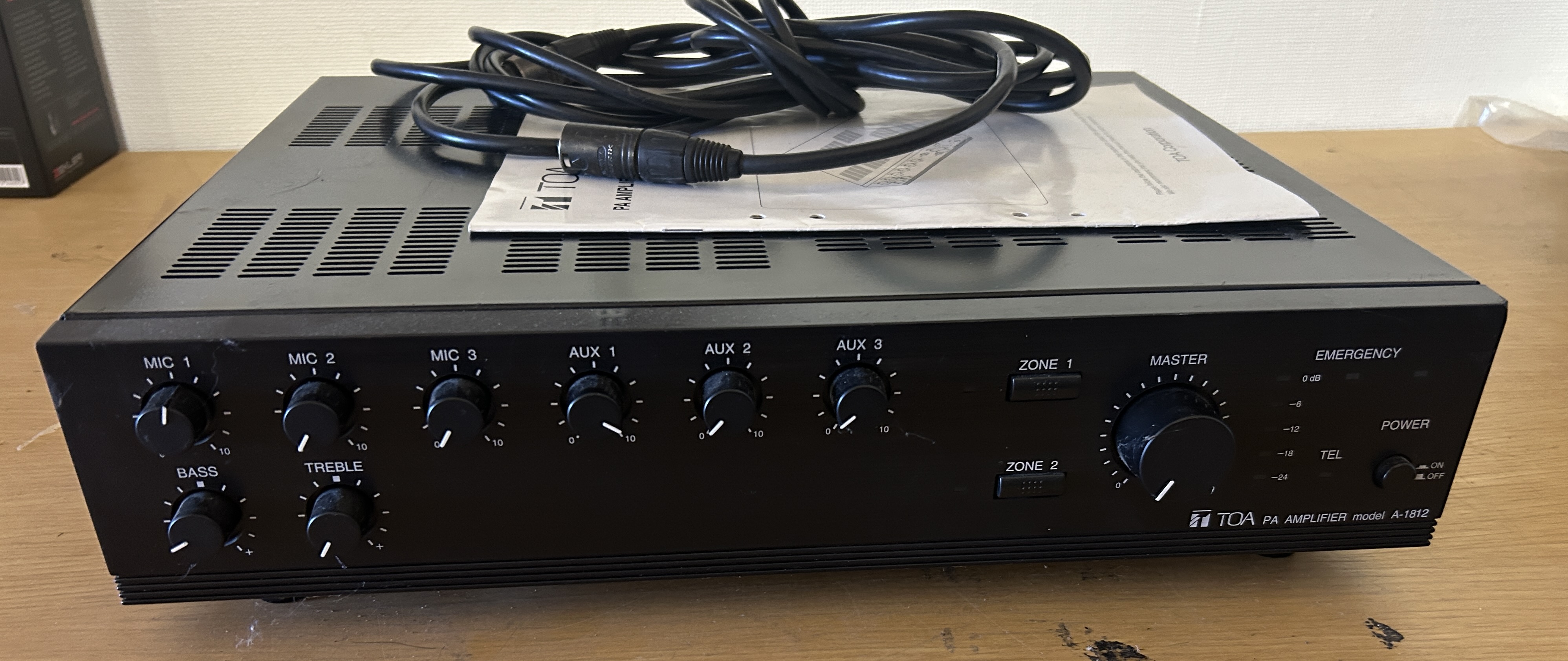 TOA A-1812 PA Amplifier