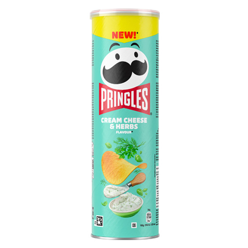 Pringles Cream Cheese & Herbs 165g 19kpl