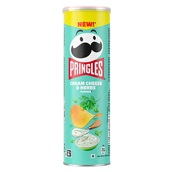 Pringles Cream Cheese & Herbs 165g 19st