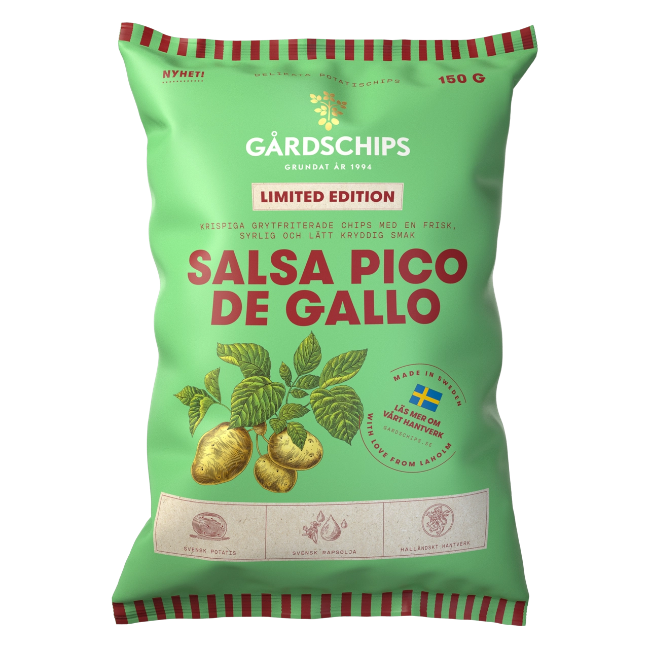 Gårdschips Pico De Gallo 150g 10st