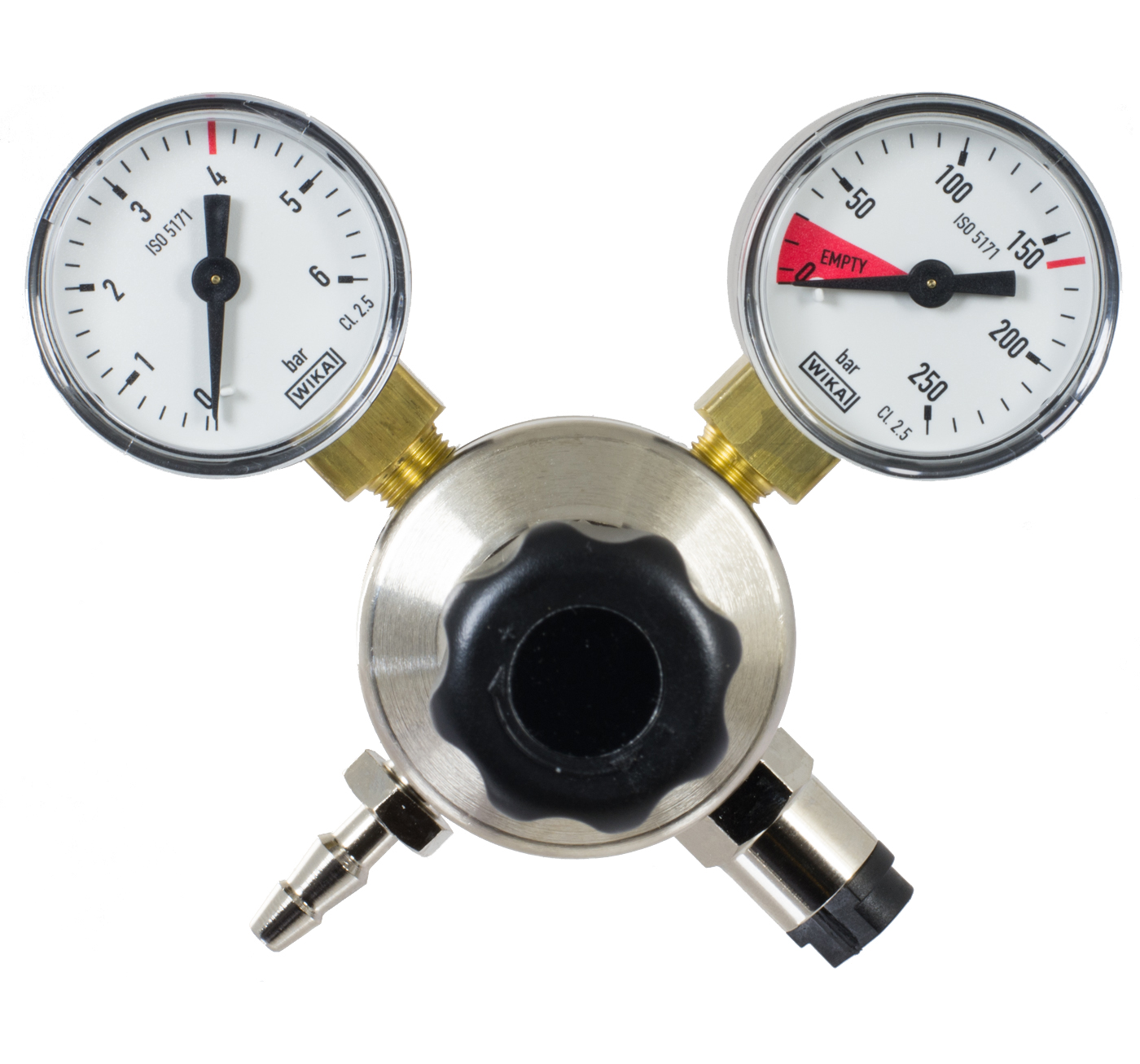Kolsyreregulator v2 med trapetsgänga - 2