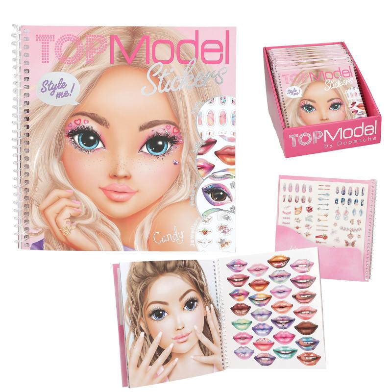 TOPModel Dress Me Up Face Stickersbok - 4