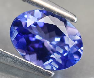 0.67 ct sällsynt hög kvalitets äkta naturlig tanzanit ädelsten - 2