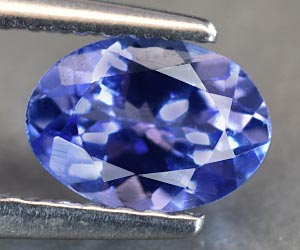 0.67 ct sällsynt hög kvalitets äkta naturlig tanzanit ädelsten